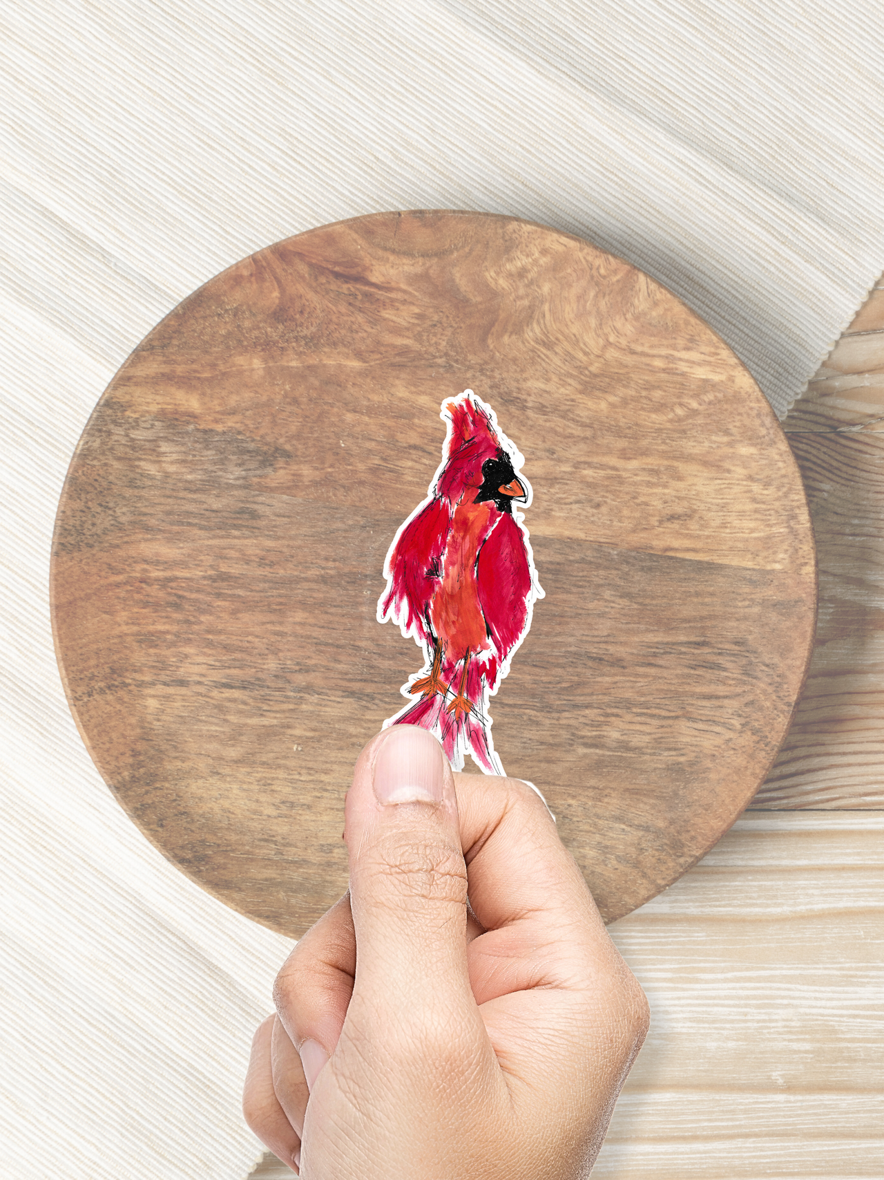 Cardinal Sticker