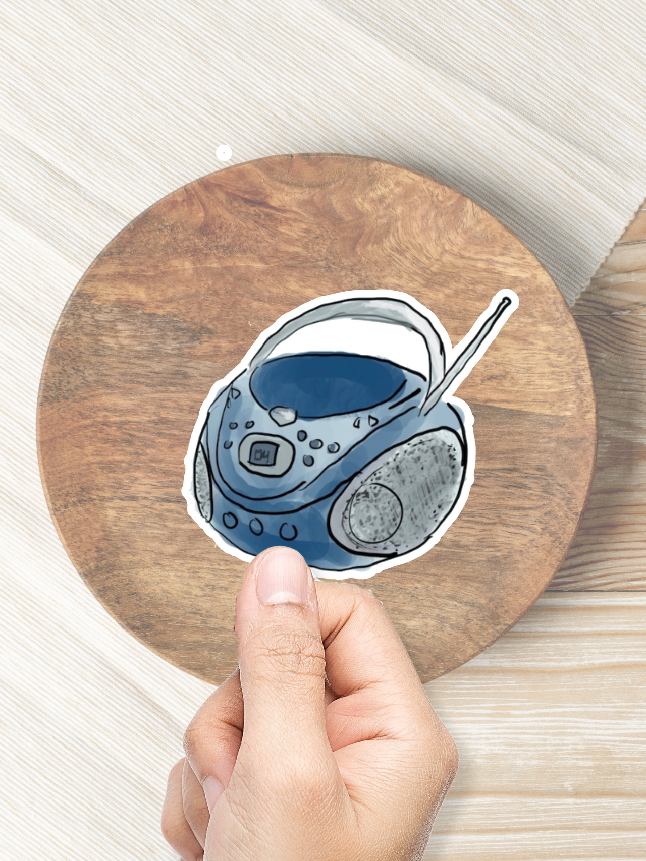 CD Player Sticker