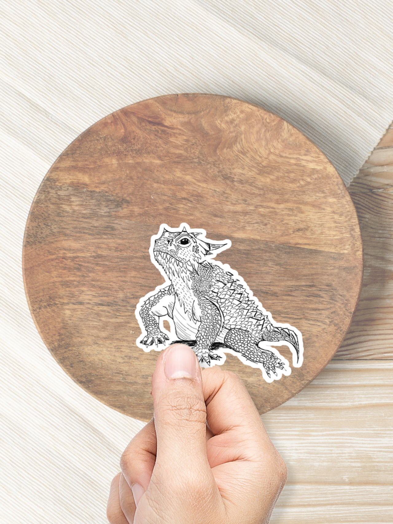 Horned Toad Sticker