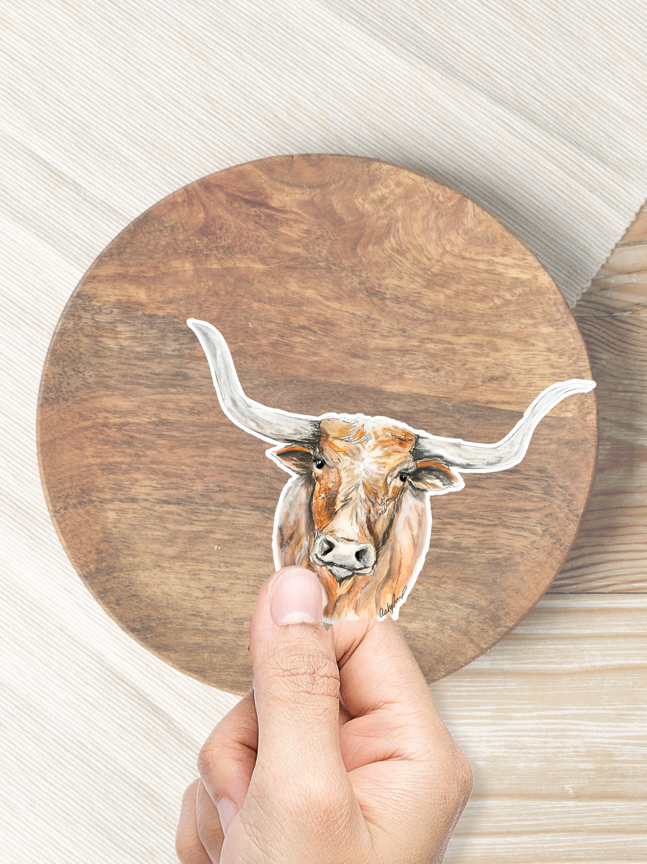 Longhorn Sticker