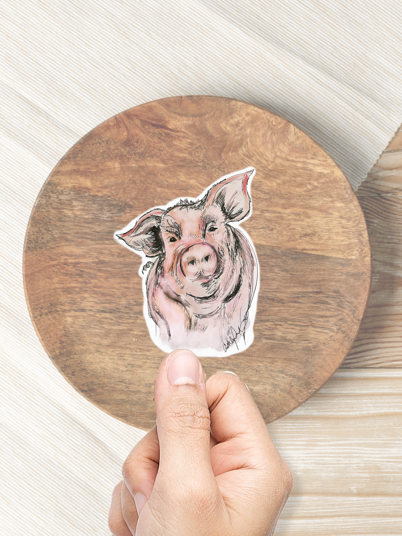 Pig Sticker